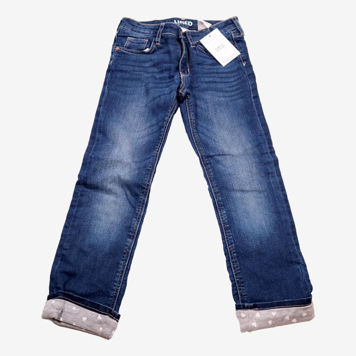 H&M 6/7 ans jean doublé bleu