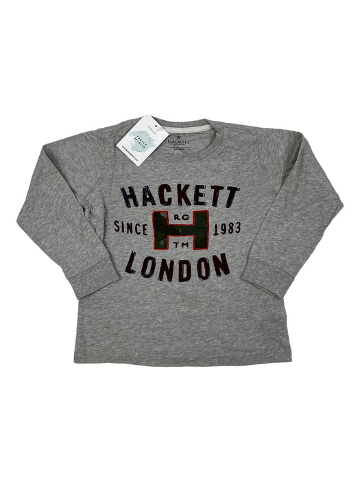 HACKETT 3/4 ans tee shirt gris London