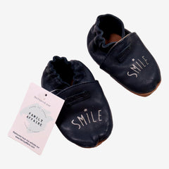 ROBEEZ 6/12 mois chaussons bleu marine smile