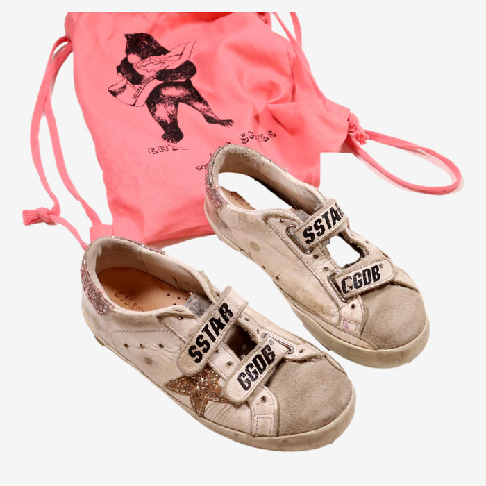 GOLDEN GOOSE P29 basket étoiles paillettes