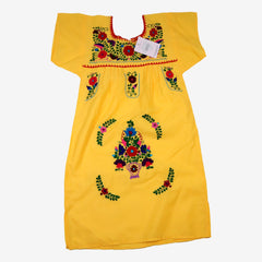 6 ans Robe jaune méxicaine