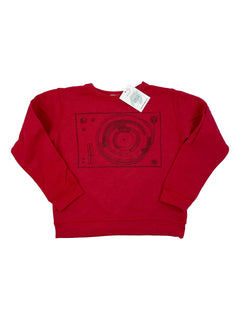 BONTON 6 ans Sweat rouge poste radio