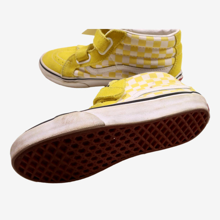 VANS P 35 Basket haute damier jaune scratch