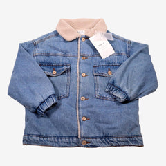 PLAY UP outlet 6 ans NEUF veste jean doublé sherpa