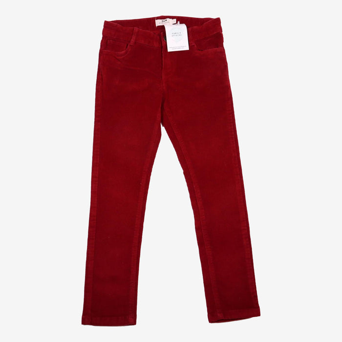 CYRILLUS 7 ans Pantalon velours bordeaux