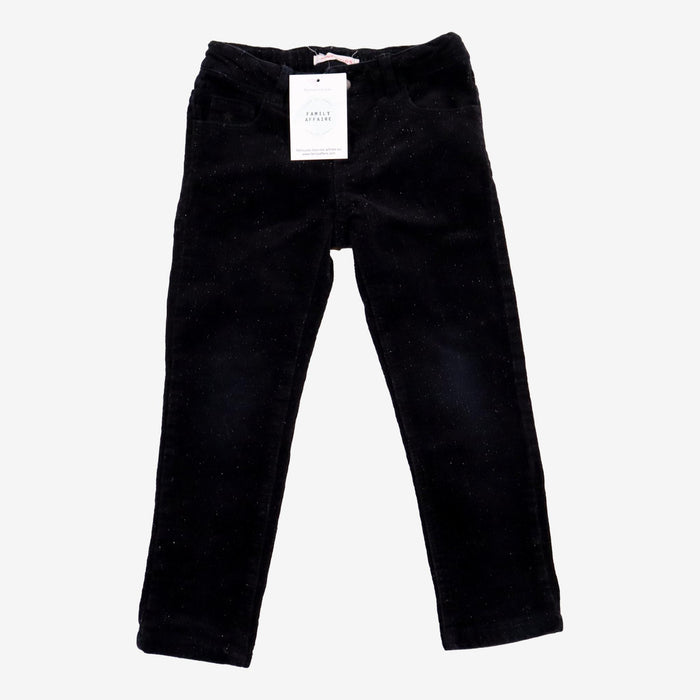 MONOPRIX 3 ans Pantalon velours noir paillettes