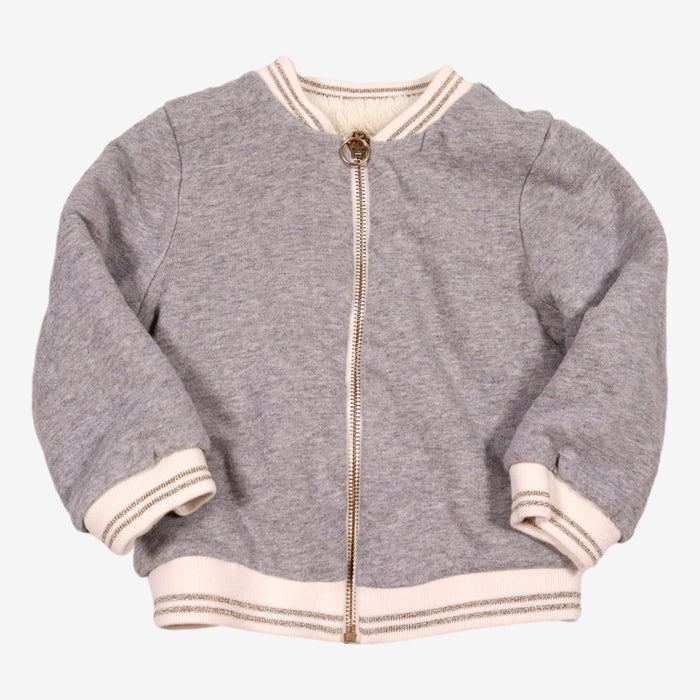 MONOPRIX 3 ans Sweat gris intérieur fourré