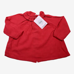 BONTON 18m blouse framboise