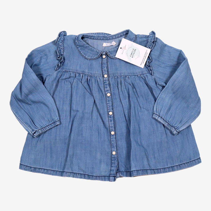 BOUT'CHOU 2 ans chemise en jean à volants