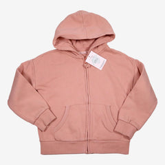 MONOPRIX 8 ans sweat à capuche rose à zip