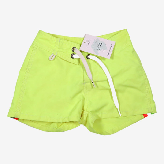 SUNDEK 2 ans short de bain jaune fluo à lacets