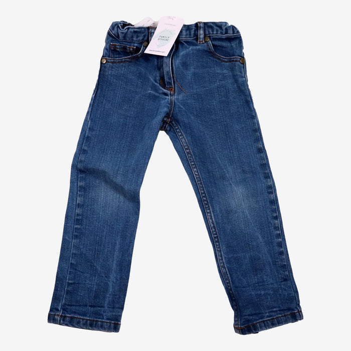 BONTON 4 ans jean slim bleu foncé