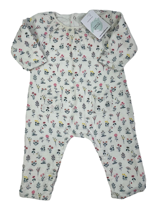 PETIT BATEAU 6 mois pyjamas motifs fleurs