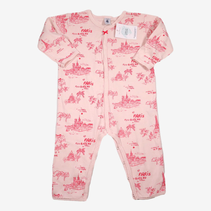 PETIT BATEAU 2 ans pyjama paris rose