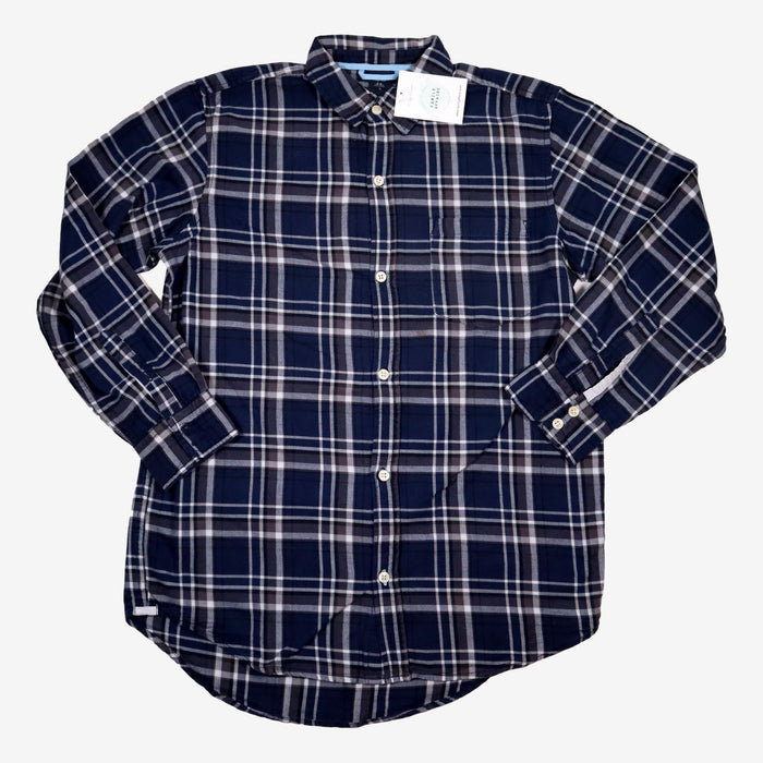 GAP 8/9 ans chemise a carreaux bleu