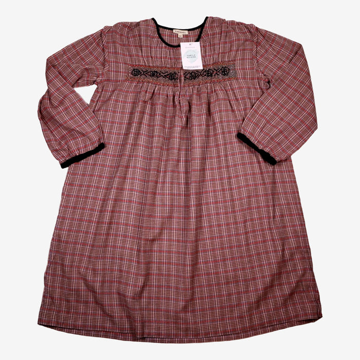 CARAMEL 10 ans robe carreaux et smocks