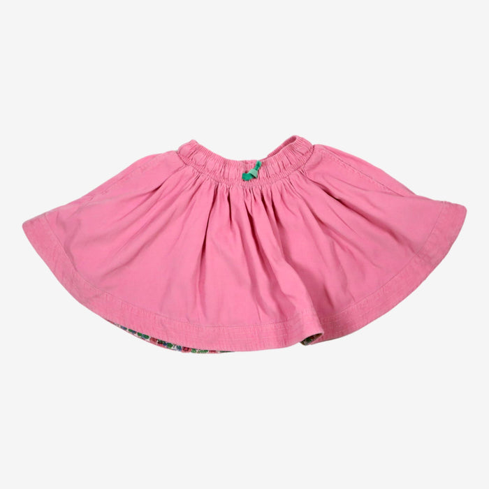 MINI BODEN 6/7 ans jupe en velours rose