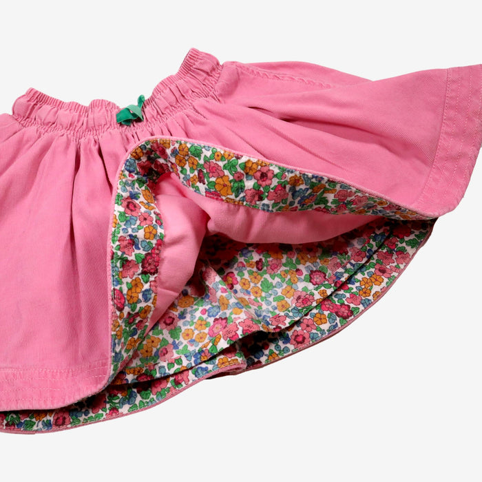 MINI BODEN 6/7 ans jupe en velours rose