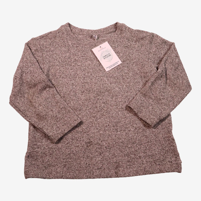 UNIQLO 3/4 ans top gris doux