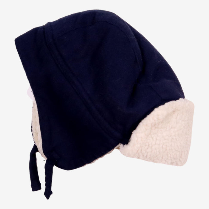 GAP 6/12 mois bonnet bleu intérieur Sherpa