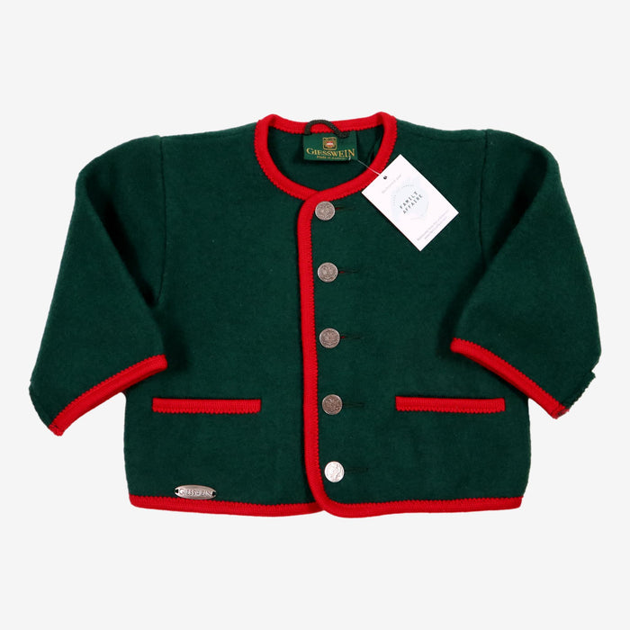 GIESSWEIN 3 ans veste verte en laine