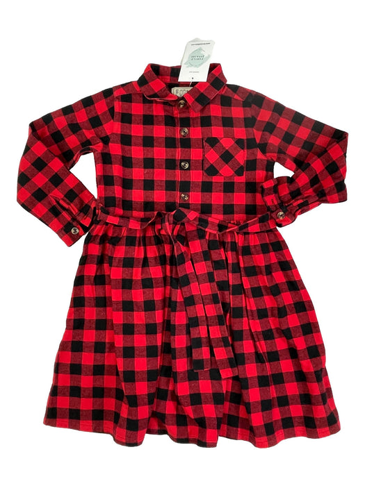 ELFIE LONDON 6 ans Robe a carreaux rouge et noir