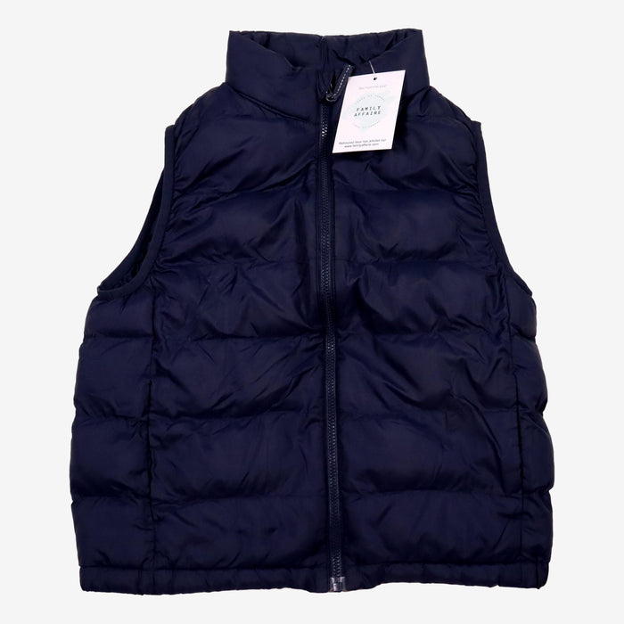 UNIQLO 6 ans doudoune sans manches bleu marine