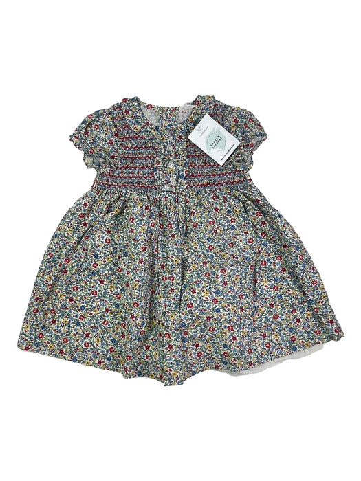 DONA CARMEN 4 ans robe a smocks et fleurs