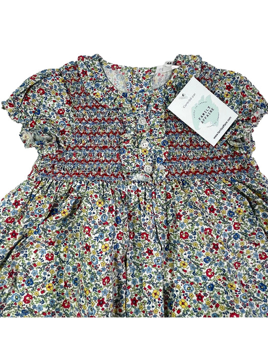 DONA CARMEN 4 ans robe a smocks et fleurs