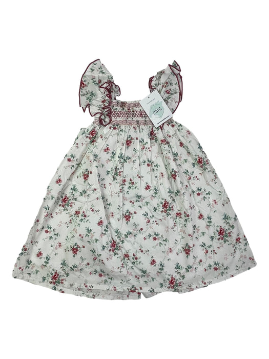 DONA CARMEN 4 ans robe a smocks et fleurs