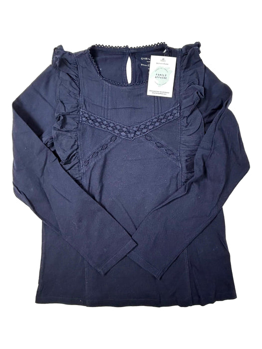 CYRILLUS 12 ans Blouse bleu marine