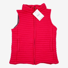 PETIT BATEAU 8 ans veste sans manches rose fluo