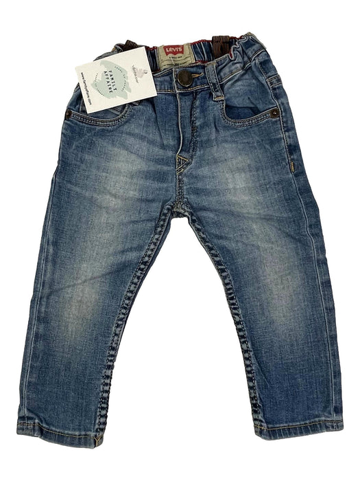 LEVIS 18 mois jean used bleu clair