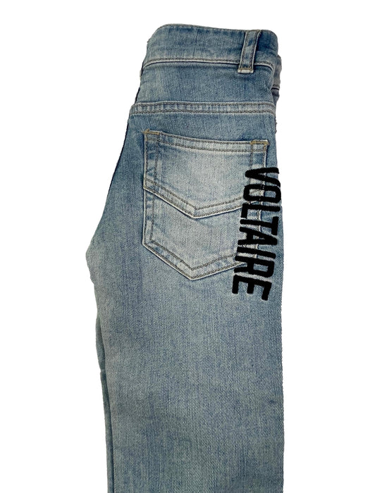 ZADIG & VOLTAIRE 4 ans jean bleu clair