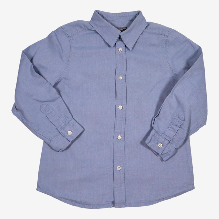 BONPOINT 4 ans chemise en coton bleu