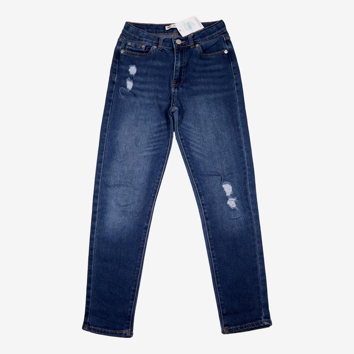 LEVI'S 10 ans jean skinny bleu déchiré