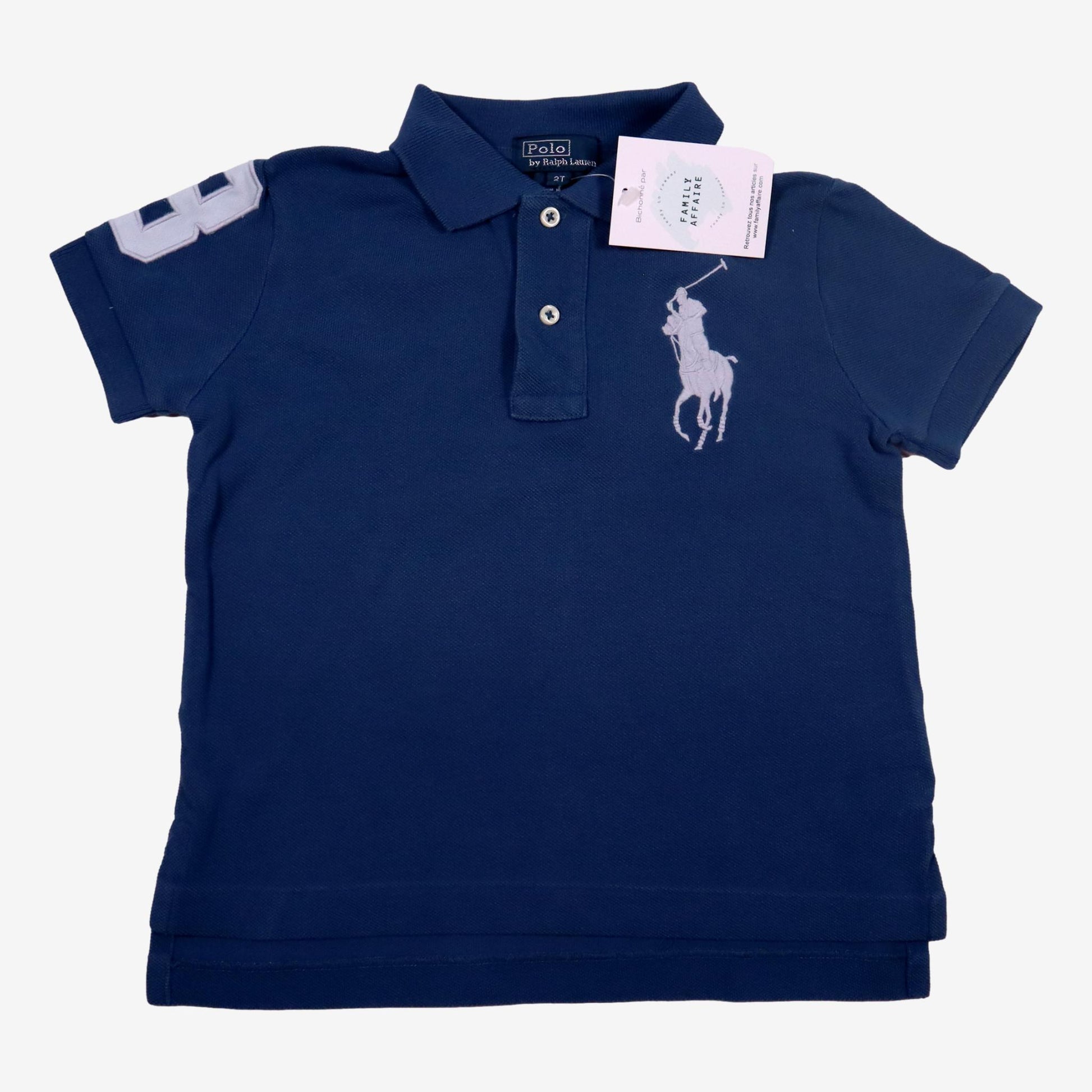 RALPH LAUREN 2 ans tee shirt polo bleu