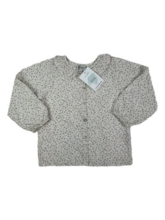 BOBINE 4 ans blouse a fleur rose pale