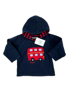 JOJO MAMAN BEBE 2 ans sweat interieur marinière