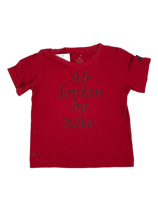 NIKE 7 ans tee shirt rouge air jordan