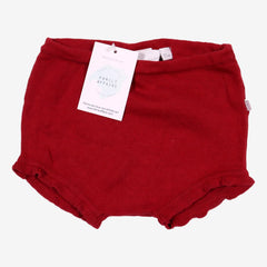 ELEGANT BABY 12 mois culotte bloomer en maille rouge bordeaux