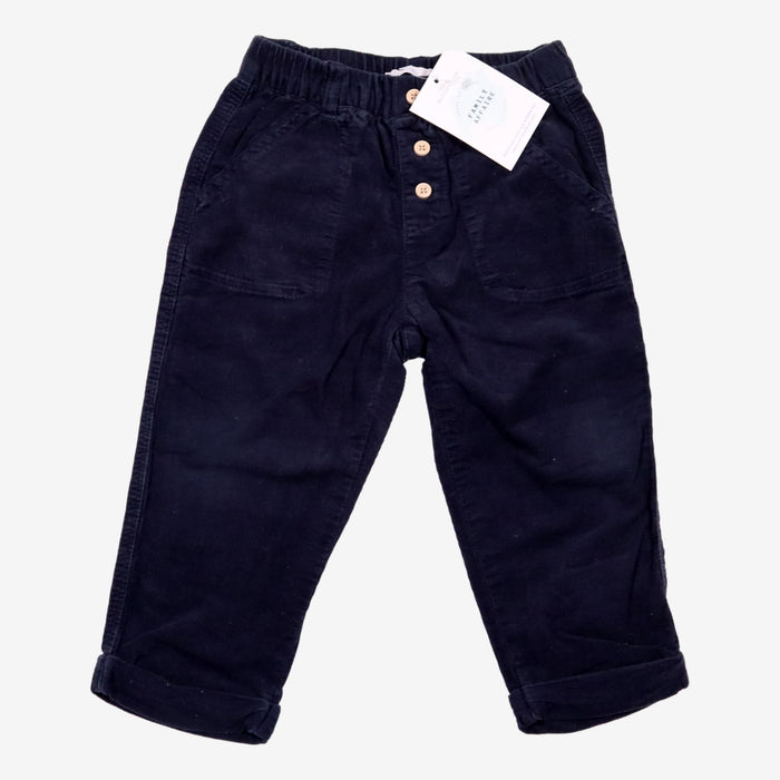 BOUTCHOU 12 mois pantalon velours bleu marine