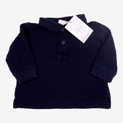 ZARA 3/6 mois Tee-shirt Polo marine