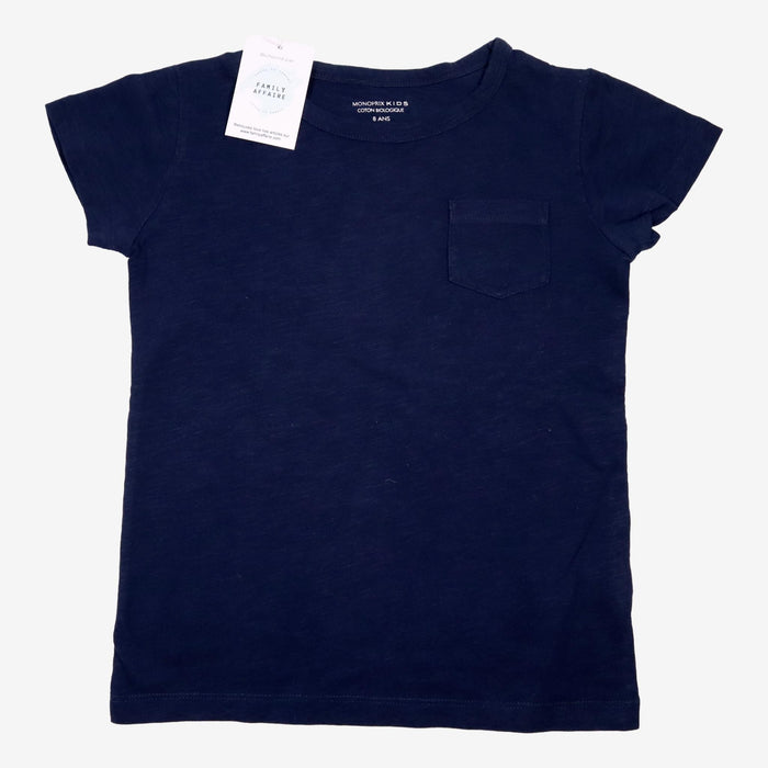 MONOPRIX 8 ans Teeshirt bleu marine