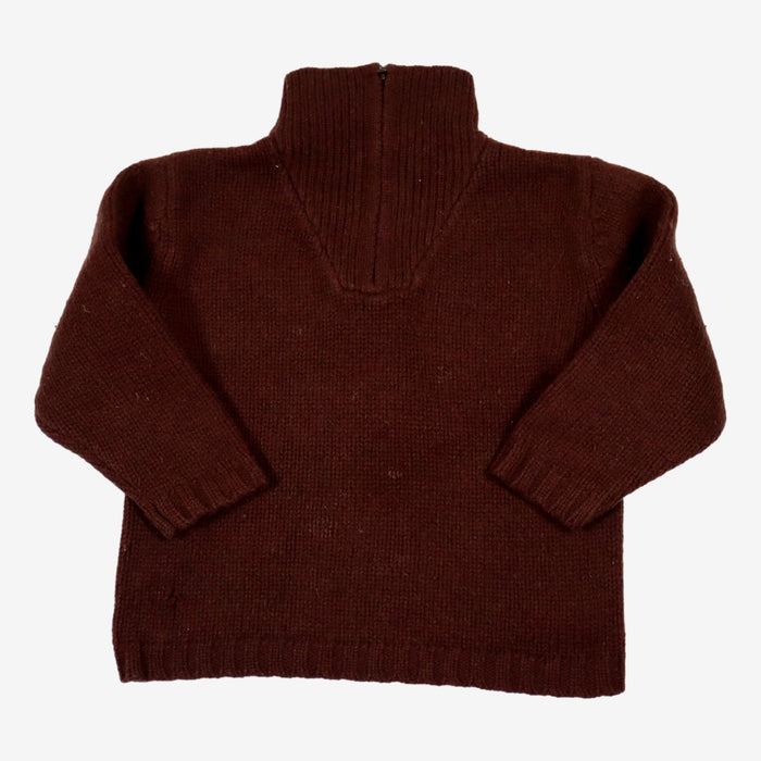 BONPOINT 4 ans Pull marron défaut