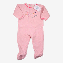 BOUTCHOU 12 mois pyjama rose happy