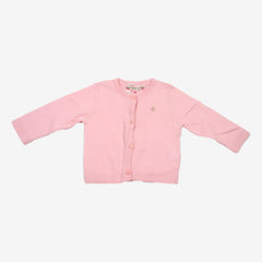 BONPOINT 6 mois Gilet rose coton