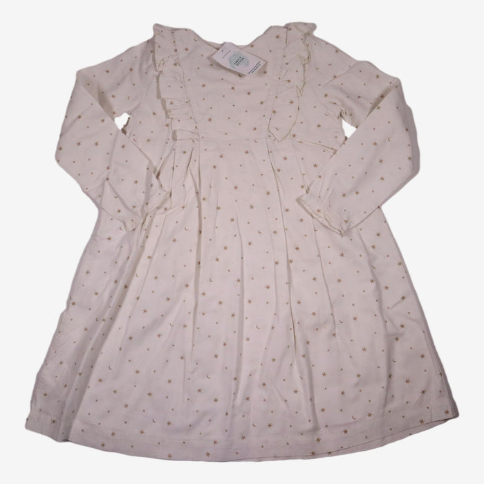 JACADI 8 ans chemise de nuit blanche étoile dorées