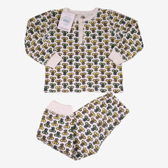 BRAI 4 ans Pyjama éléphant jaune et vert