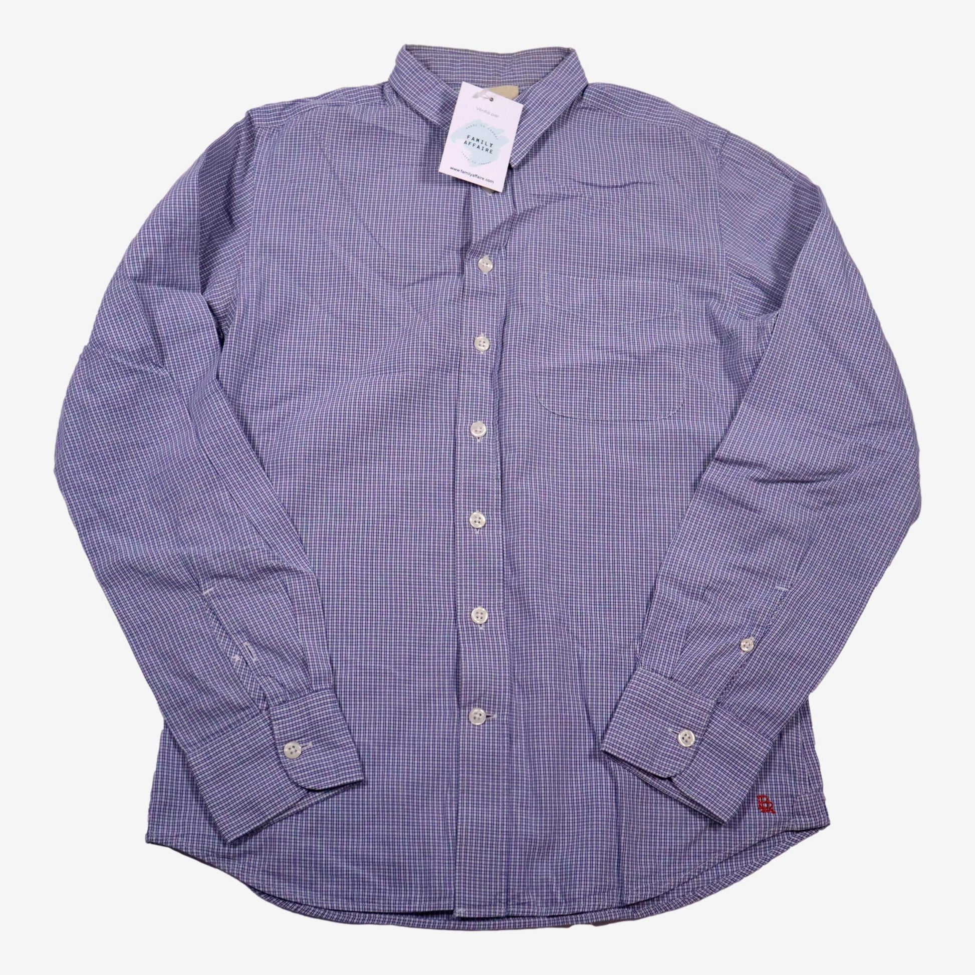 BELLEROSE 14 ans Chemise rayée bleue